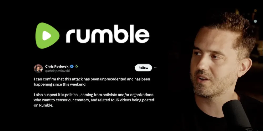 Cyberattack: Rumble CEO Confirms 'Unprecedented' Attack On Its Servers ...